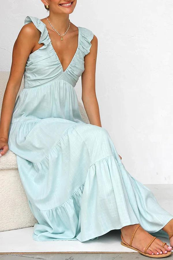 CELESTE MAXI-KLEID