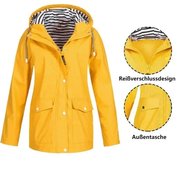 Wasserdichte und Winddichte Jacke für Frauen