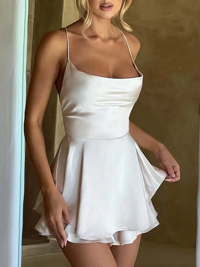 Sexy Seiden-Cami-Kleid